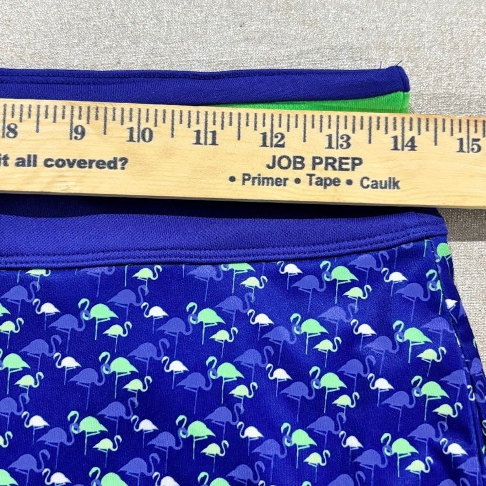 PGA Tour Skort Womens XS Blue Polyester Flamingo Golf Tennis Athletic Skirt Mini - Picture 6 of 7